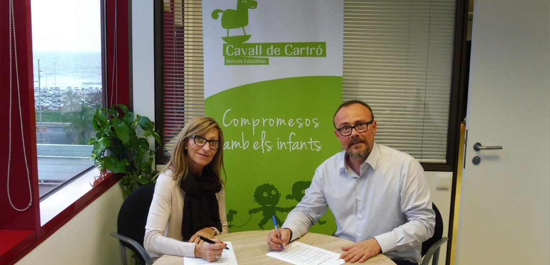 Conveni entre Banc Farmacèutic i Cavall de Cartró, gestió llars d'infants