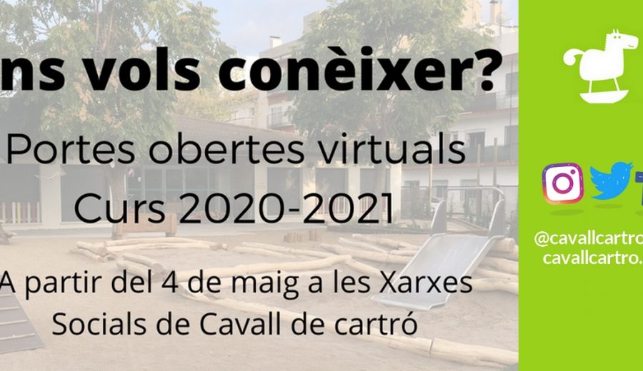 Portes obertes virtuals escoles bressol 2020-2021