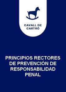 Principios rectores de prevención de responsabilidad penal
